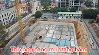 Thi công phần hầm